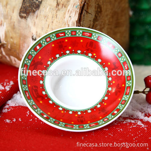 Ceramic Christmas Tree Tea Light Candle Holder